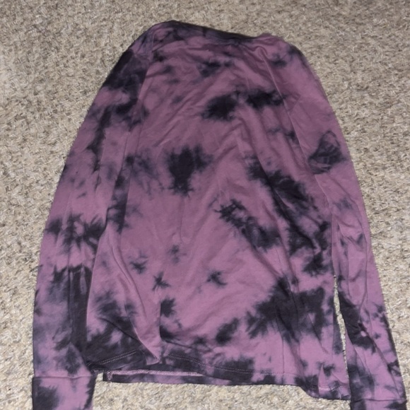 Purple and black tiedye long sleeve - Picture 3 of 3